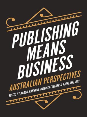 cover image of Publishing Means Business